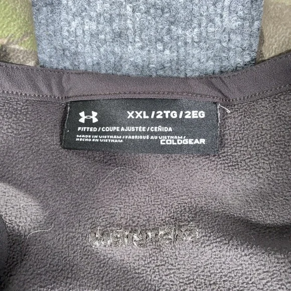 Under Armour Stealth Coldgear Storm Camo Hunting Bibs Womens XXL Fleece Lined - Picture 2 of 12